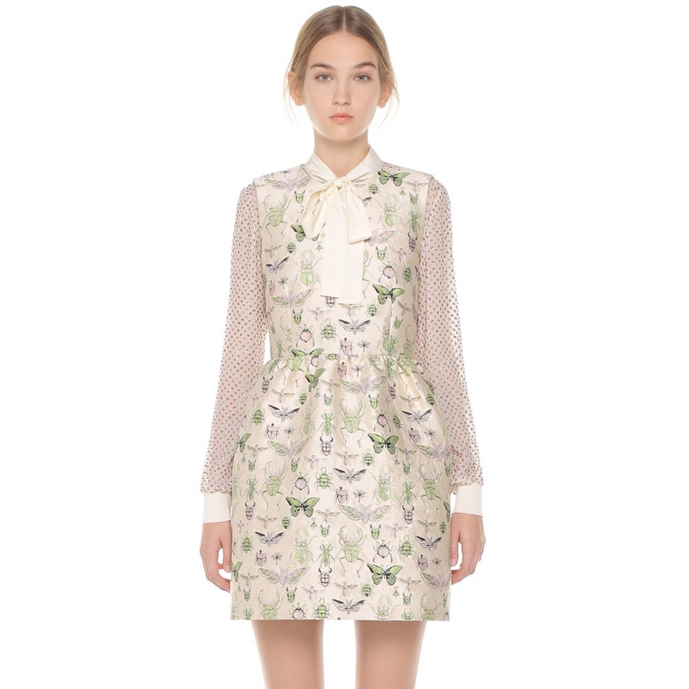 RED VALENTINO insect dress